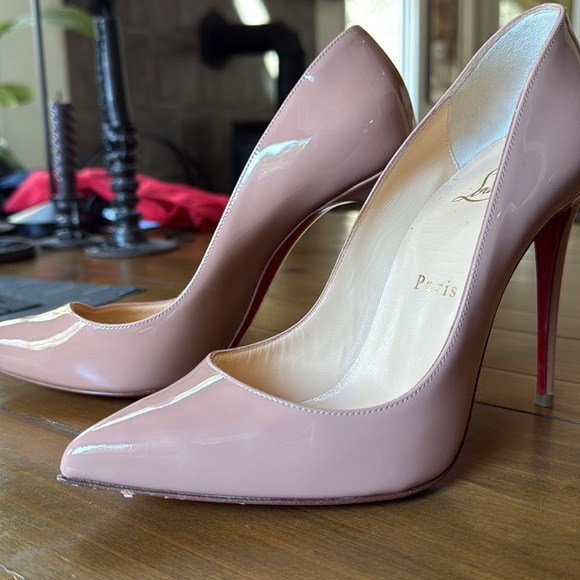 Christian Louboutin Pigalle 100 pumps, Nude patent leather, size 36.5 EU - Picture 13 of 13